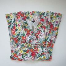 NWT J.Crew Ruffle-front Maxi in Ratti Island Botanical Print Cotton Dress 14 - £135.45 GBP