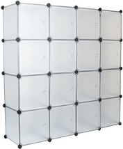 16 &amp; 12 Cube Stackable Interlocking Storage Space Saver - £29.70 GBP+
