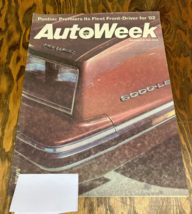 AutoWeek magazine Pontiac premiers its fleet front driver for 82 issue N... - $365.56 MXN