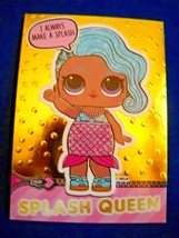 LOL Surprise Collector Card Splash Queen Gold Foil - $4.95