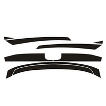 8pcs Car-styling Accessories Grille Grill   Stickers and Decals Auto Engine Cove - £71.88 GBP