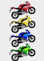 Pepita Needlepoint kit: Motorcycles, 9&quot; x 13&quot; - £67.17 GBP+