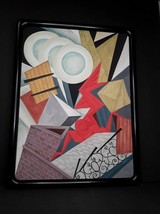 Alexander Gassel Deco Cubiste &quot; Rouge Femme De Toit Haut &quot; Tempera Erte - £3,092.42 GBP