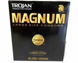 TROJAN Magnum Lubricated Large Condoms, 48 Count Box - £19.37 GBP