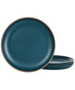 Gibson Home Rockabye 4 Piece Melamine Dinner Plate Set in Dark Teal - $87.80 CAD