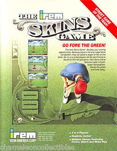 Skins Game Original Nos Video Arcade Game Sales Flyer Vintage Promo Artwork - £7.21 GBP