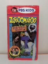 Zoboomafoo VHS Look Who&#39;s Home Video Cassette Tape Kratt Brothers PBS Kids 2001 - £10.90 GBP