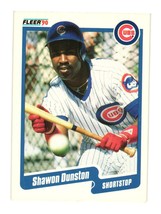1990 Fleer #30 Shawon Dunston Chicago Cubs - £1.35 GBP