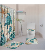 Polyester Waterproof Shower Curtain Partition Curtain Turtle - $56.85 CAD+