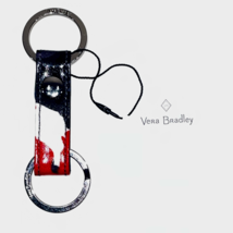 Vera Bradley TWICE AS NICE KEYCHAIN, Style# Splash Floral/15852-J17, NEW... - $15.00