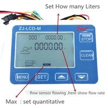 ZJ-LCD-M Display Controller for Hall Flow Sensor Total Flow and Set How Many Liq - £74.80 GBP
