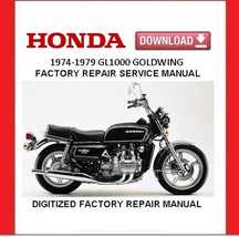 1974-1979 Honda GL1000 Goldwing Factory Service Repair Manual - $25.00
