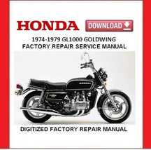 1974-1979 HONDA GL1000 GOLDWING Factory Service Repair Manual - $20.00