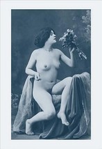 Nude with a Bouquet - Art Print - $21.99+