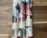 Waverly Burgundy Pleasant Valley Floral Wallpaper Border 3 Rolls (5 Yds ... - $32.29