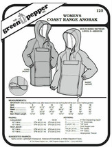 Women&#39;s Coast Range Anorak Coat Jacket #125 Sewing Pattern (Pattern Only... - £6.39 GBP