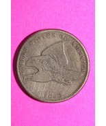1858 Flying Eagle Cent Penny Exact Scarce Early Type Exact Coin as Pictu... - €23,81 EUR