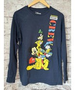 Disney Long Sleeve T-Shirt Mickey Crew Pluto Donald Goofy Women’s Shirt S - $10.35