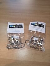 1 1/4" Opening Nickel Plated Scissor Swivel Clasps 8 Total Susan Rooney - $17.95