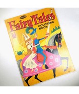 Fairy Tales Coloring Book Vintage 1970 Avalon 63-Page Line Art Illustrat... - £7.63 GBP