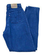Vtg Levi&#39;s 521 Women&#39;s Denim Blue Jeans Tapered Fit Tapered Leg Size 12M L@@K - £22.21 GBP