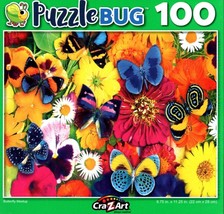 Puzzlebug Butterfly Meetup - 100 Pieces Jigsaw Puzzle - £10.11 GBP
