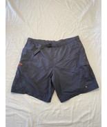 Columbia Omni Shade Sun Protection Belted Cargo Swim Trunks Gray Mens XXL - £15.41 GBP