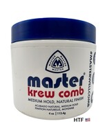 Master Krew Comb MEDIUM Hold Natural Finish Hair Styling Prep 4 oz. New - $1,384.43 MXN