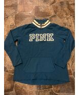 Pink by Victoria’s Secret Womens LS  Blue 1/4 Zip Fleece PO Jacket!!(XS) - $15.84