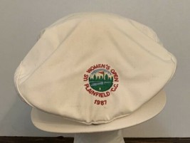 Vintage 1987 US Women’s Open Plainfield CC Golf HAT White - £22.02 GBP