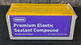 New Parker Virginia Hybrid Sealant Compound Off-White Gray 2lb. Slug PP-22 - $9.99