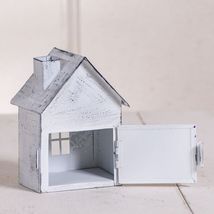 Tin House Set Candle covers in Rustic White Wash image 3
