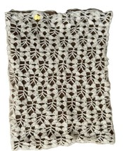 Betsey Johnson Tube Top Knit Size one Size Fits Most Acrylic White &amp; Beige - £12.98 GBP