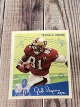 1997 Fleer Goudey II Football Card #98 Terrell Owens San Francisco 49ers HOF - £1.18 GBP
