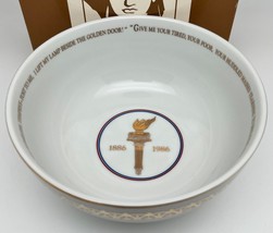 Vintage Avon 1985 Porcelain Collectible Bowl &quot;Liberty 1886-1986 Centennial - £3.61 GBP
