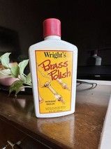 Wright&#39;s Brash Polish Water Based 8 fl oz 75% Full - £22.41 GBP