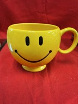 Smiley Face Emoji Teleflora Gift Mug Yellow Jumbo Size Collectible Coffee Cup - £5.55 GBP