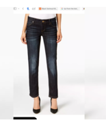 Kut From The Kloth Catherine Boyfriend Blue Jeans Dark Denim Distressed ... - $26.83