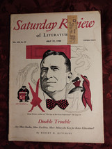 Saturday Review Magazine July 17 1948 Dixon Wecter Allan Nevins - £6.82 GBP