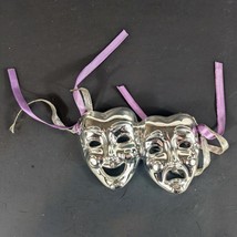Jing Lianpu Wall Decoration Art Opera Faces Ceramic Happy Sad - $15.83
