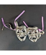 Jing Lianpu Wall Decoration Art Opera Faces Ceramic Happy Sad - $15.83