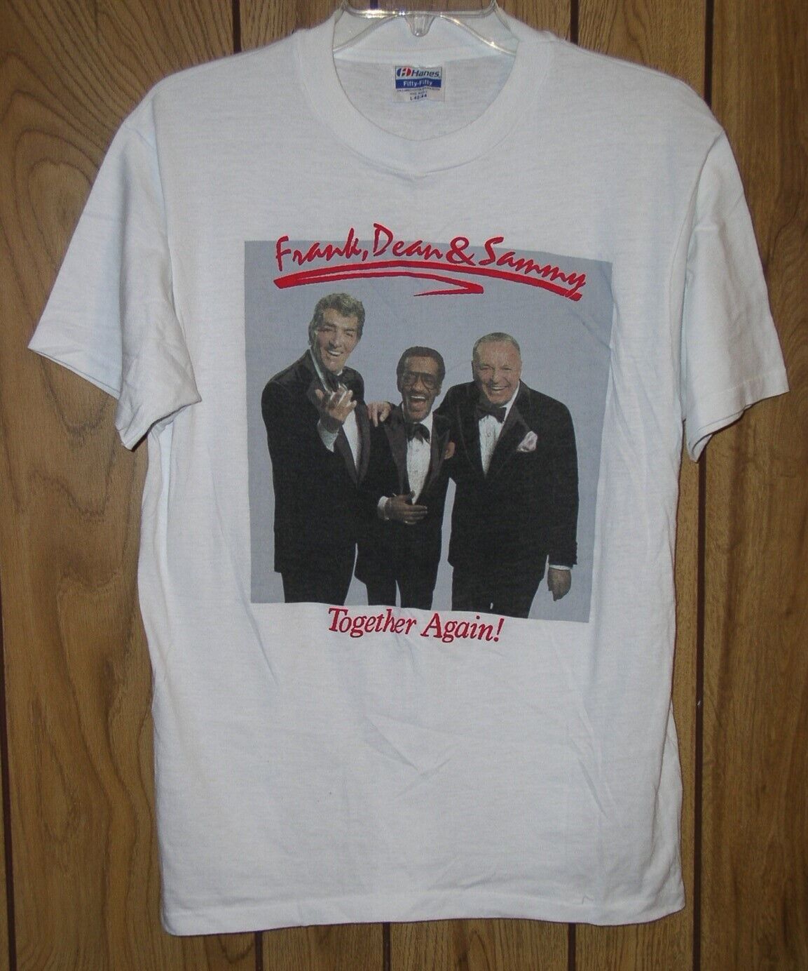 Frank Sinatra Dean Martin Sammy Davis Jr. Concert Shirt Together Again 1988 - $164.99