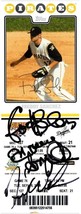 Pittsburgh Piraten Manny Sanguillen Signiert Baseball Spiel Ticket 2008 - £34.24 GBP