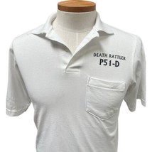317th Fighter Squadron Mustangs Death Rattler P51-D Fighter Ace Polo Shirt S U1 - $46.54