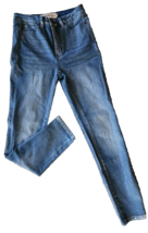 Soft Surroundings Jeans Womens Size 4 Blue High Rise Straight Slim Denim Shiny - £19.54 GBP