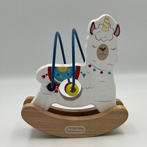 Little Tikes Wooden Critters Llama-Corn Busy Beads Maze Development Toy - $203.82 MXN