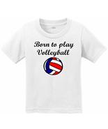 VRW Born to Play Volleyball Toddler T Shirt Unisex Child T-Shirt -Baby B... - £12.60 GBP