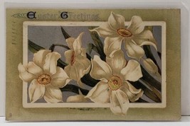 Easter Greeting, Raphael Tuck Easter Series No.3608 Lillies Postcard B7 - £5.39 GBP