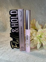 TOO FACED Fluff &amp; Hold Laminating Brow Wax - Crystal Clear - FS NIB Free... - $14.80