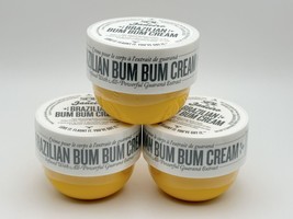 (3-Pack) Sol De Janeiro Brazilian Bum Bum Cream 2.5 oz./ 75 ml SEALED - £39.39 GBP